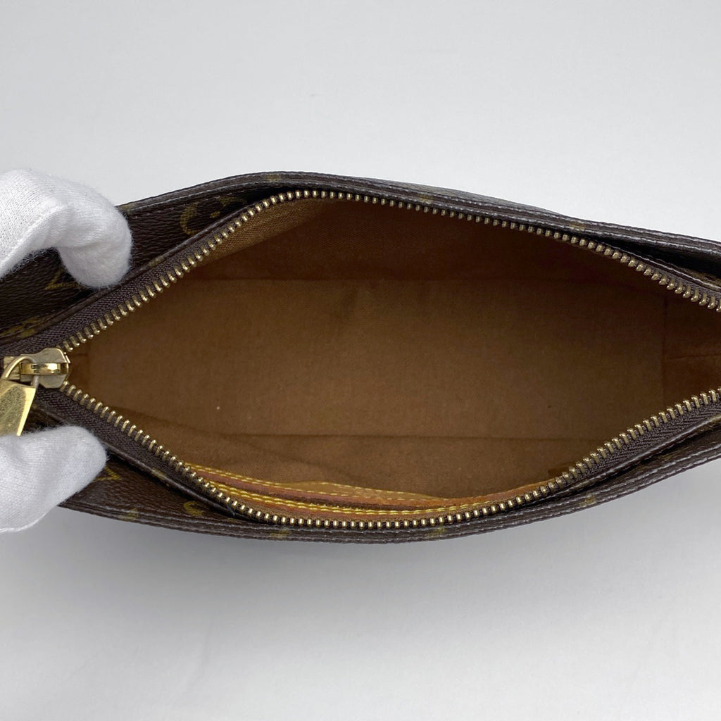 ルイ・ヴィトン トロター 斜め掛け ポシェット ショルダーバッグ モノグラム ブラウン M51240 レディース 【中古】brbag