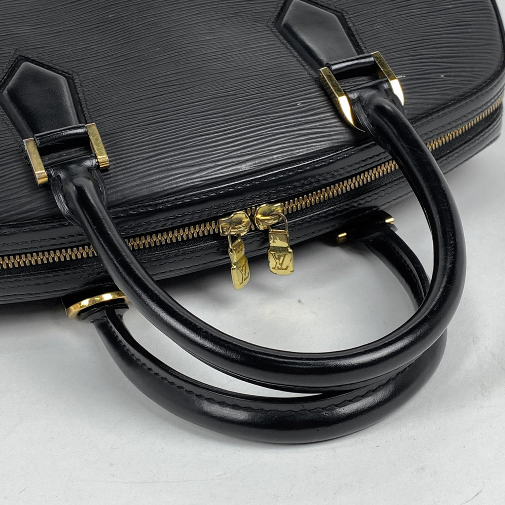 ルイ・ヴィトン ジャスミン 手提げ ハンドバッグ エピ ノワール(ブラック) M52782 レディース 【中古】brbag