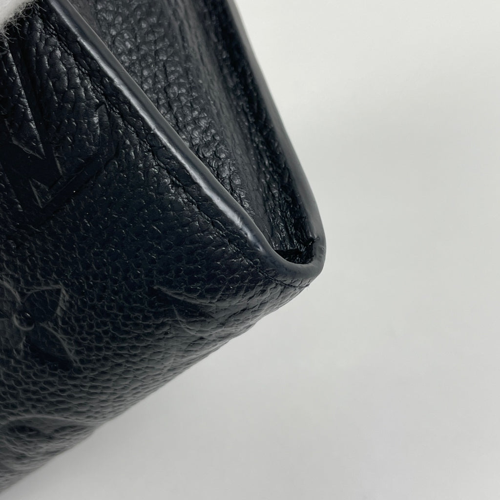 ルイ・ヴィトン ポルトモネ ロザリ カードケース コインケース モノグラムアンプラント ノワール(ブラック) M81455 レディース 【中古】brbag