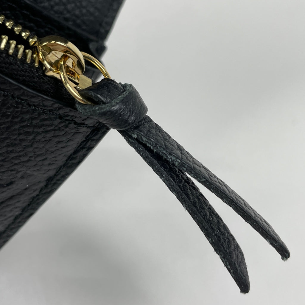 ルイ・ヴィトン ポルトモネ ロザリ カードケース コインケース モノグラムアンプラント ノワール(ブラック) M81455 レディース 【中古】brbag