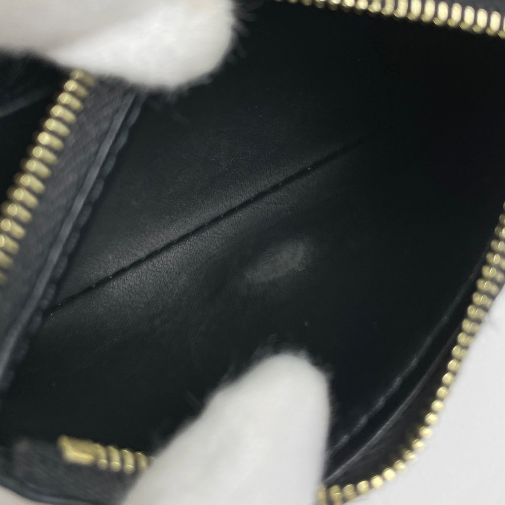 ルイ・ヴィトン ポルトモネ ロザリ カードケース コインケース モノグラムアンプラント ノワール(ブラック) M81455 レディース 【中古】brbag