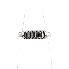 メレダイヤ デザインリング プラチナ 指輪 リング 9号 Pt900 ダイヤモンド レディース 【中古】nbjwl