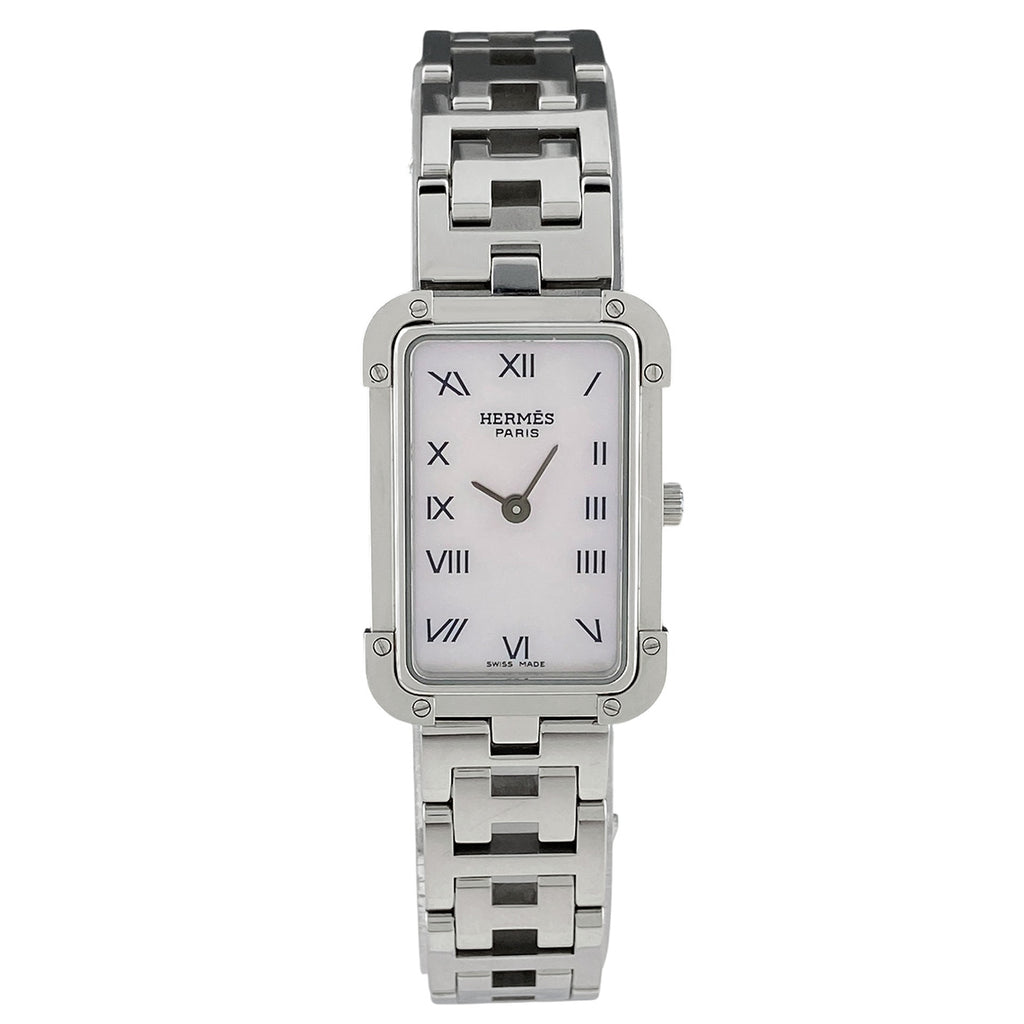 エルメス クロアジュール CR2.210 腕時計 SS クォーツ レディース 【中古】wtcbb