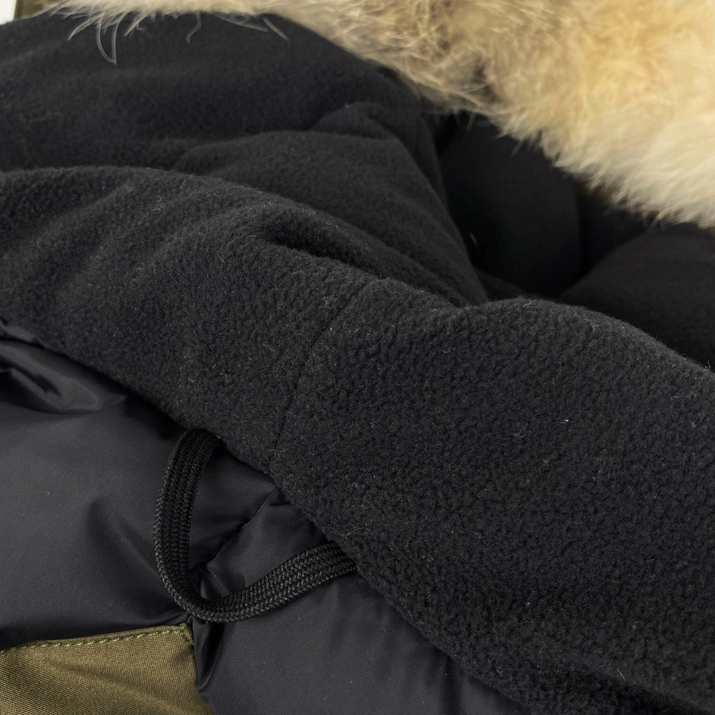 カナダグース ヴィクトリアパーカー ダウンジャケット フーディ カーキー アウター ダウンジャケット グリーン レディース 【中古】brapp