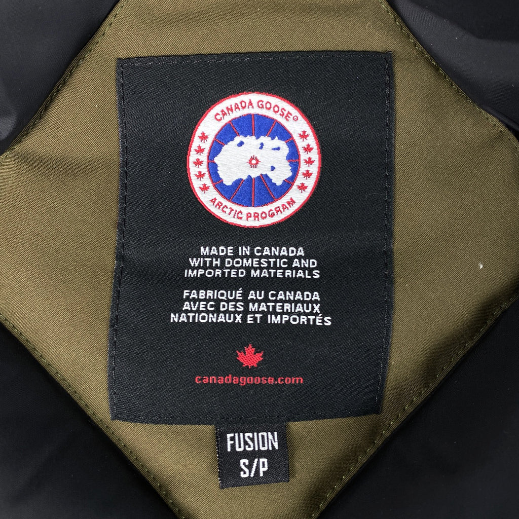 カナダグース ヴィクトリアパーカー ダウンジャケット フーディ カーキー アウター ダウンジャケット グリーン レディース 【中古】brapp