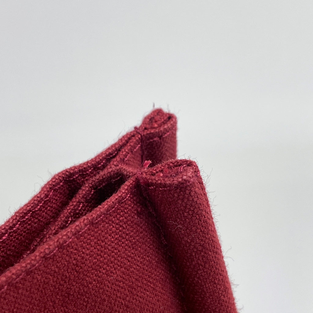 エルメス フールトゥ GM ハンドバッグ トートバッグ キャンバス レッド レディース 【中古】brbag