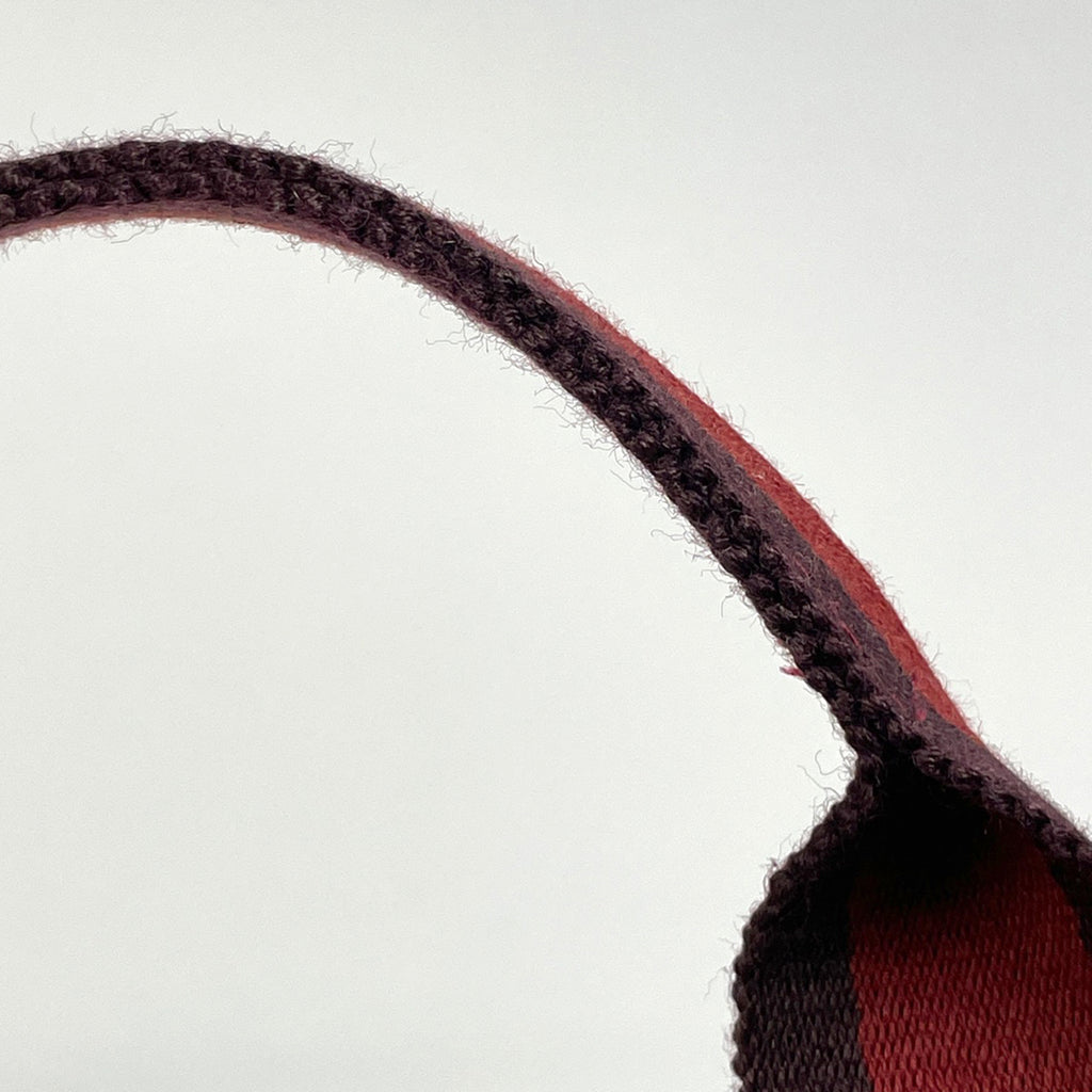 エルメス フールトゥ GM ハンドバッグ トートバッグ キャンバス レッド レディース 【中古】brbag