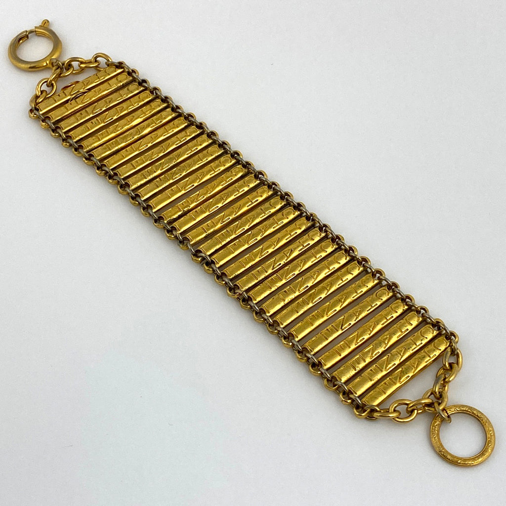 シャネル ロゴ ブレスレット 腕輪 ブレスレット GP ゴールド レディース 【中古】bracc