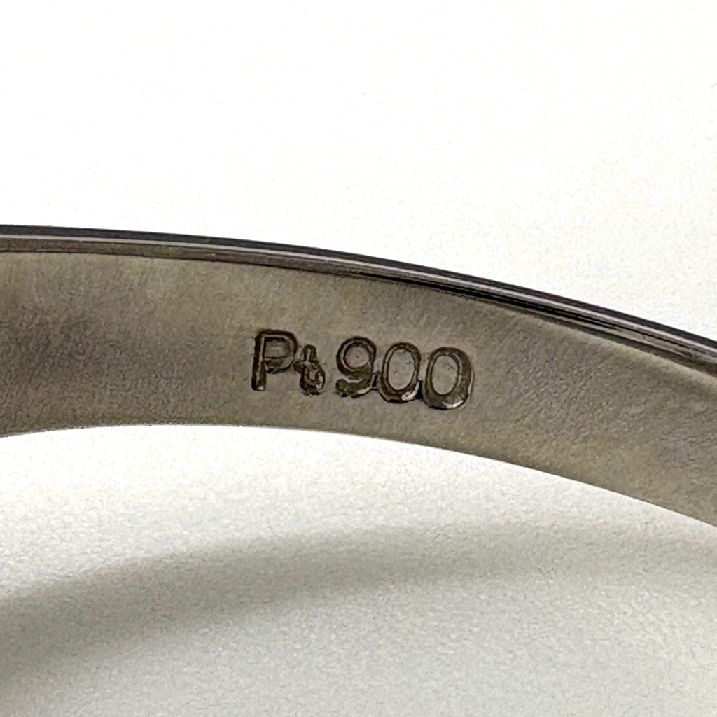 ダイヤモンド デザインリング プラチナ 指輪 メレダイヤ リング 10.5号 Pt900 ダイヤモンド レディース 【中古】nbjwl