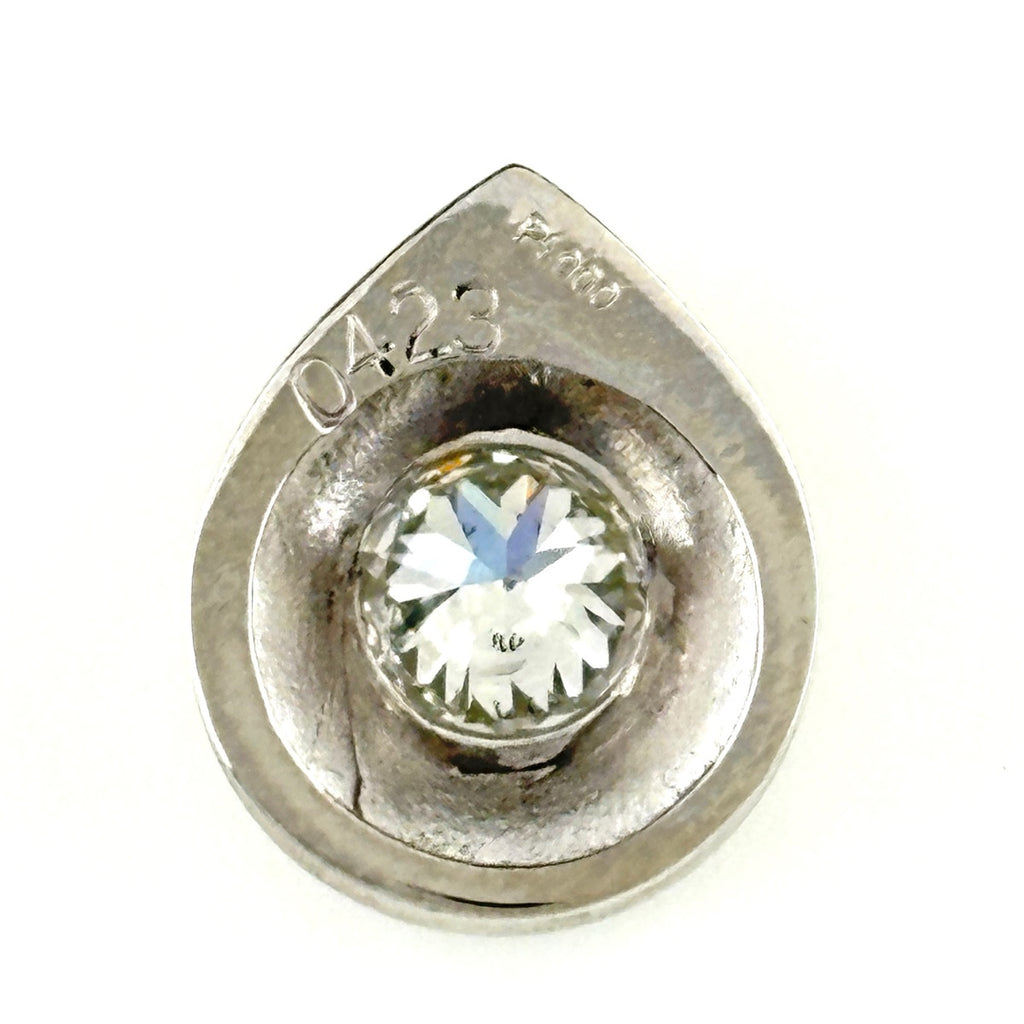 ダイヤモンド ペンダントトップ プラチナ ペンダントトップ Pt900 ダイヤモンド レディース ノンブランドジュエリー 【中古】nbjwl