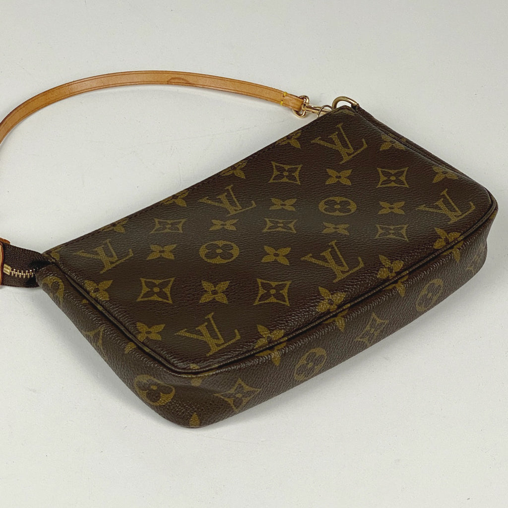 ルイ・ヴィトン ポシェット アクセソワール メイク コスメ アクセサリーポーチ モノグラム ブラウン M51980 レディース 【中古】brbag