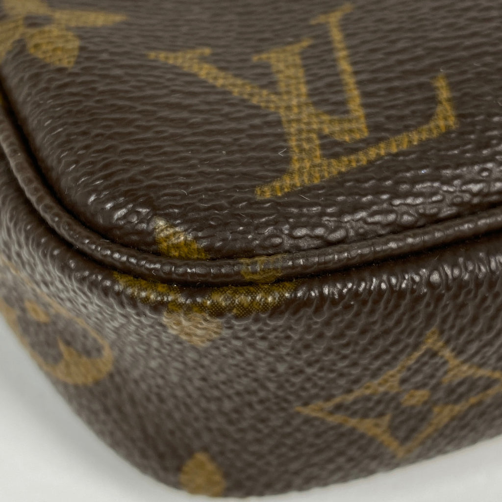 ルイ・ヴィトン ポシェット アクセソワール メイク コスメ アクセサリーポーチ モノグラム ブラウン M51980 レディース 【中古】brbag