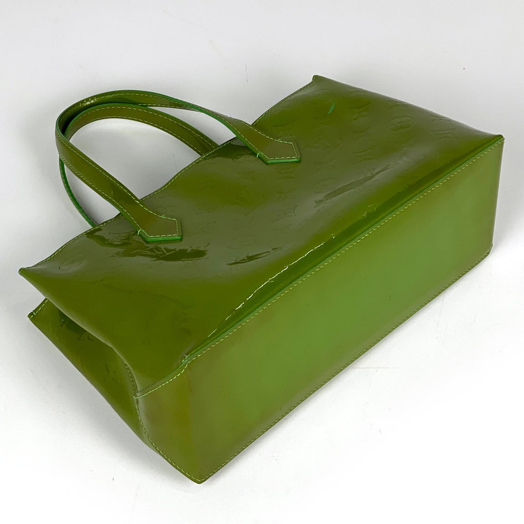 ルイ・ヴィトン ウィルシャー ブルーバード ハンドバッグ モノグラムヴェルニ ヴェールトニック(グリーン) M93645 レディース 【中古】brbag