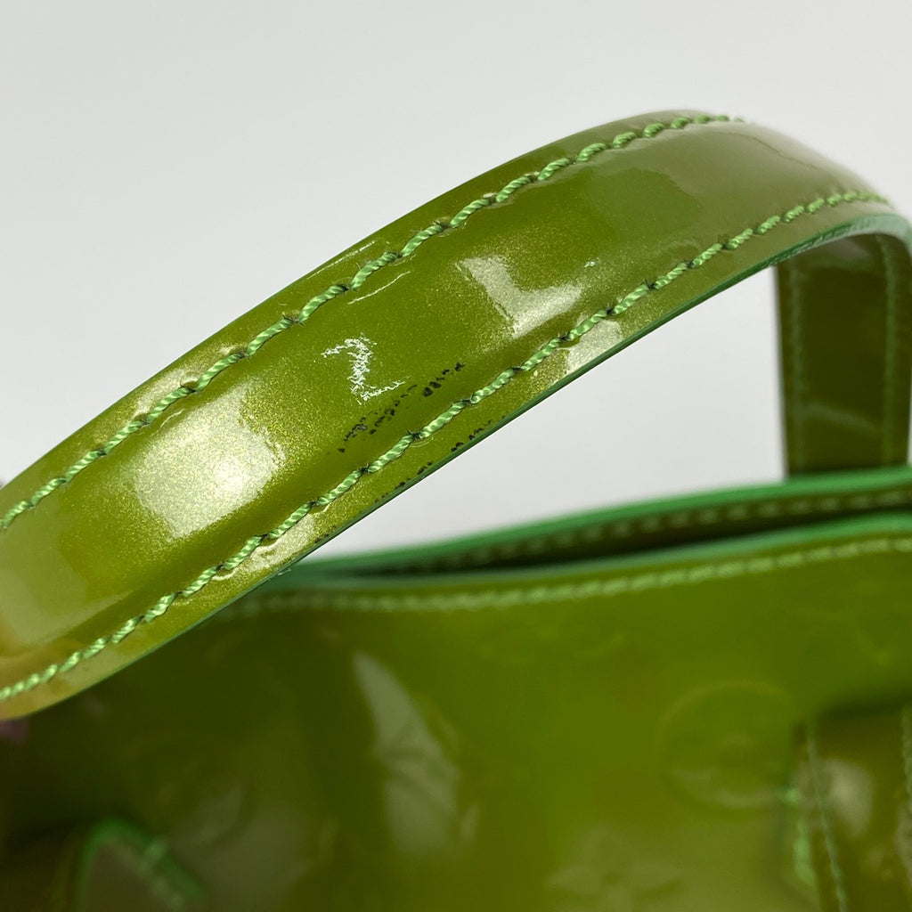 ルイ・ヴィトン ウィルシャー ブルーバード ハンドバッグ モノグラムヴェルニ ヴェールトニック(グリーン) M93645 レディース 【中古】brbag