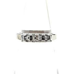 メレダイヤ デザインリング プラチナ 指輪 リング 8号 Pt900 ダイヤモンド レディース ノンブランドジュエリー 【中古】nbjwl