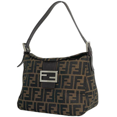 フェンディ ズッカ柄 ショルダーバッグ ハンドバッグ ワンショルダー ショルダーバッグ キャンバス ブラウン 26426 レディース 【中古】brbag