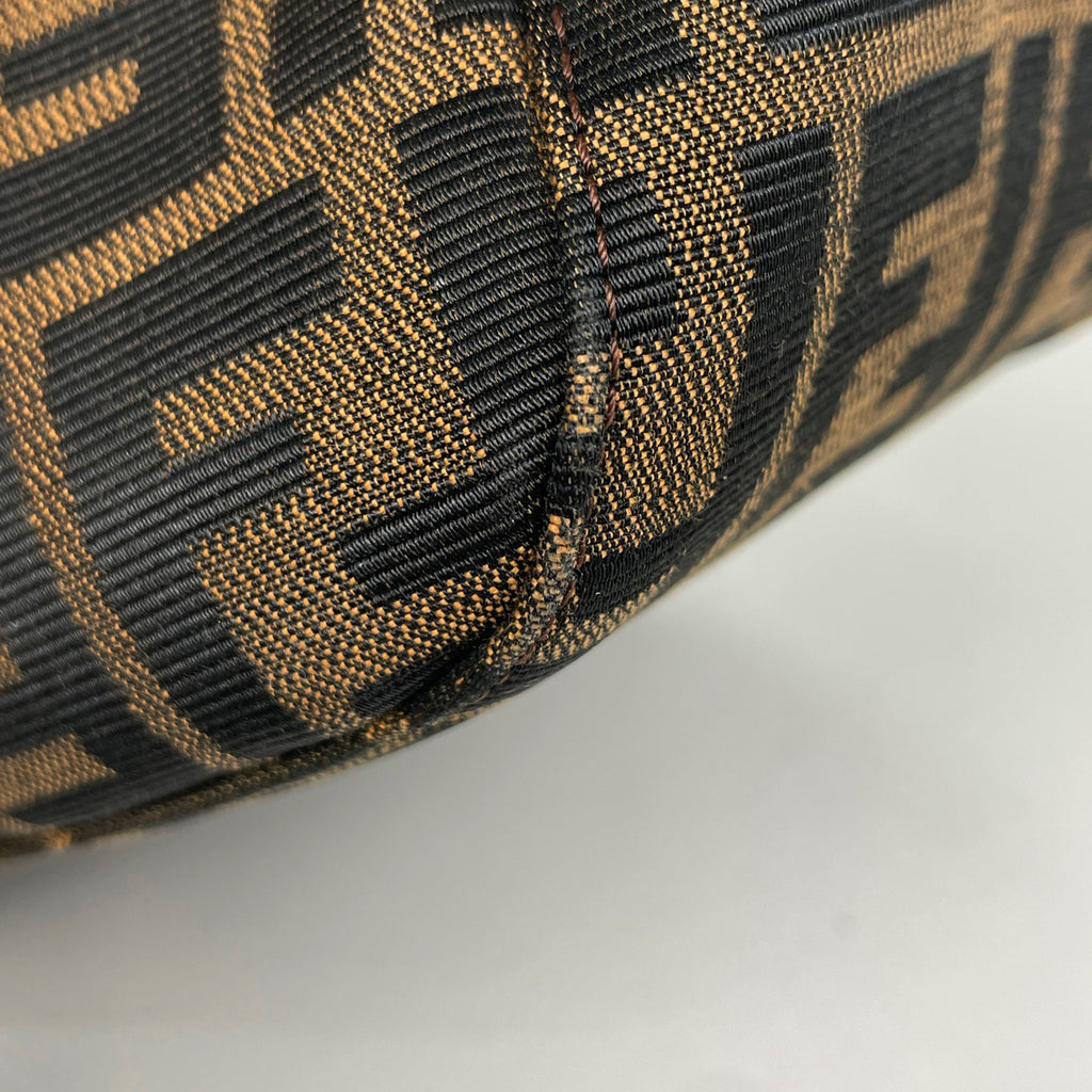 フェンディ ズッカ柄 ショルダーバッグ ハンドバッグ ワンショルダー ショルダーバッグ キャンバス ブラウン 26426 レディース 【中古】brbag