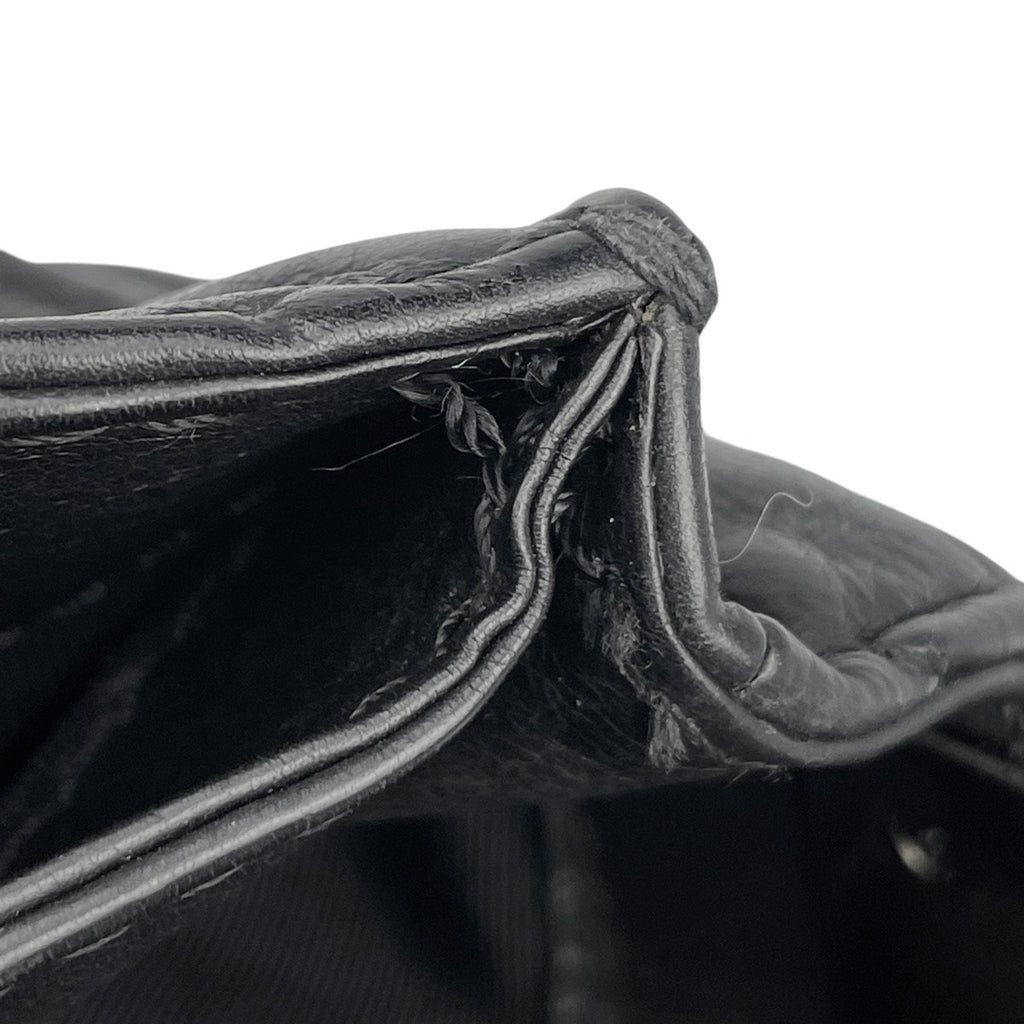 シャネル ボーイシャネル チェーン ショルダーバッグ ココマーク ショルダーバッグ レザー ブラック レディース 【中古】brbag