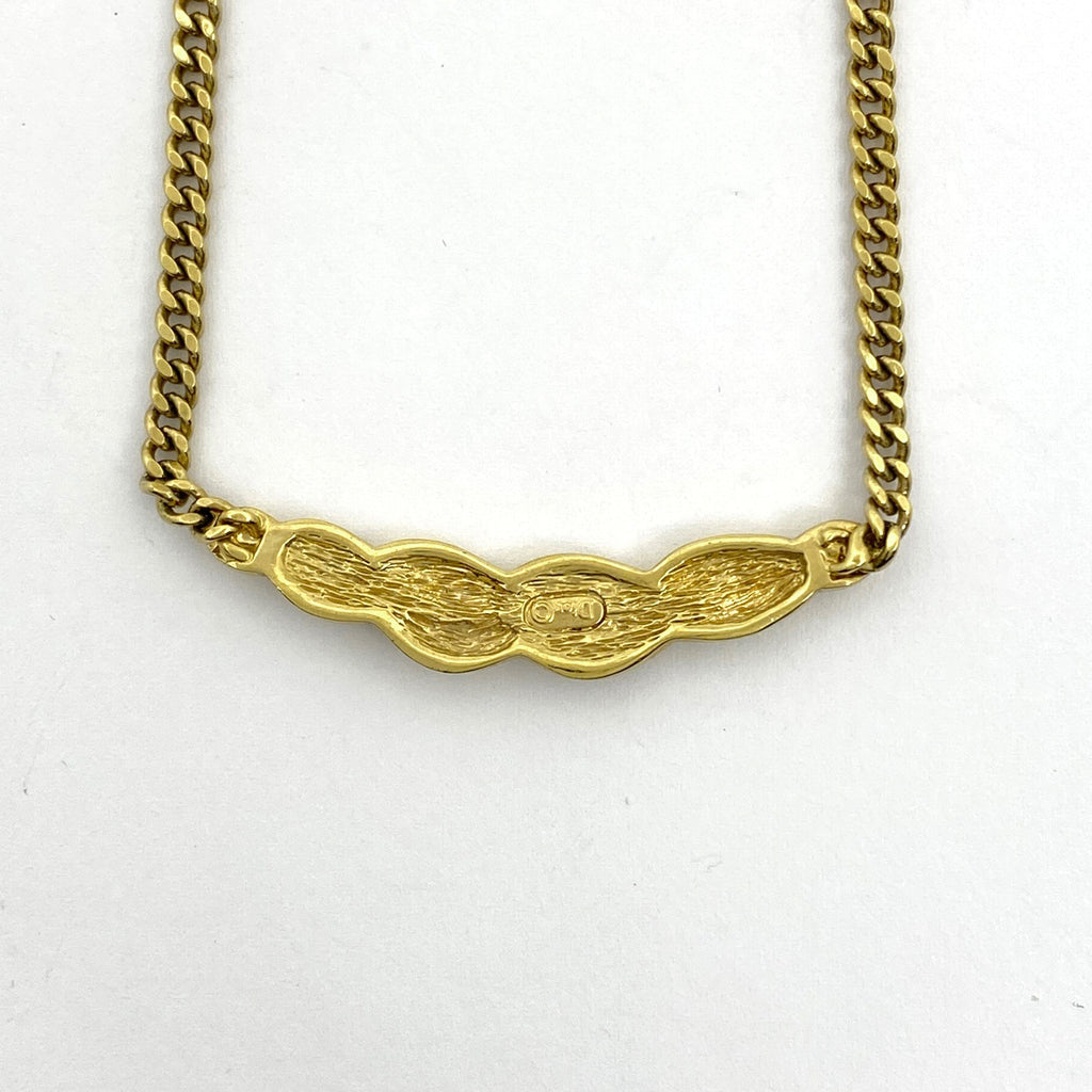 クリスチャンディオール ラインストーン ネックレス レディース 【中古】bracc