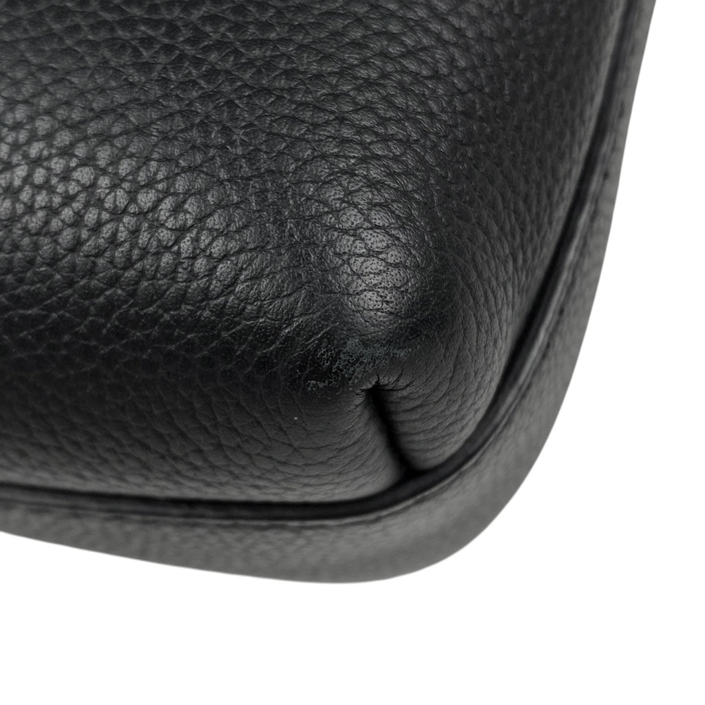 ルイ・ヴィトン ファストライン メッセンジャー LV アエログラム ショルダーバッグ レザー ノワール M22482 メンズ 【中古】brbag