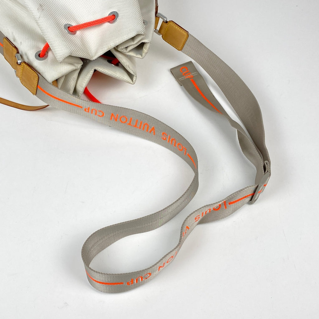 ルイ・ヴィトン ボランティア 2003年 ヴィトンカップ ショルダーバッグ ダミエジェアン ホワイト M80634 メンズ 【中古】brbag