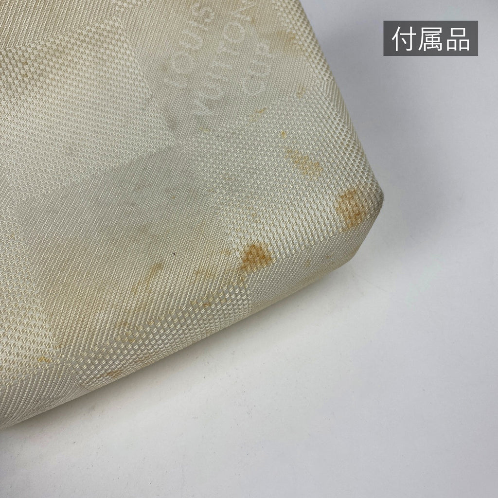 ルイ・ヴィトン ボランティア 2003年 ヴィトンカップ ショルダーバッグ ダミエジェアン ホワイト M80634 メンズ 【中古】brbag