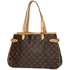 ルイ・ヴィトン バティニョール オリゾンタル ショルダーバッグ トートバッグ モノグラム ブラウン M51154 レディース 【中古】brbag