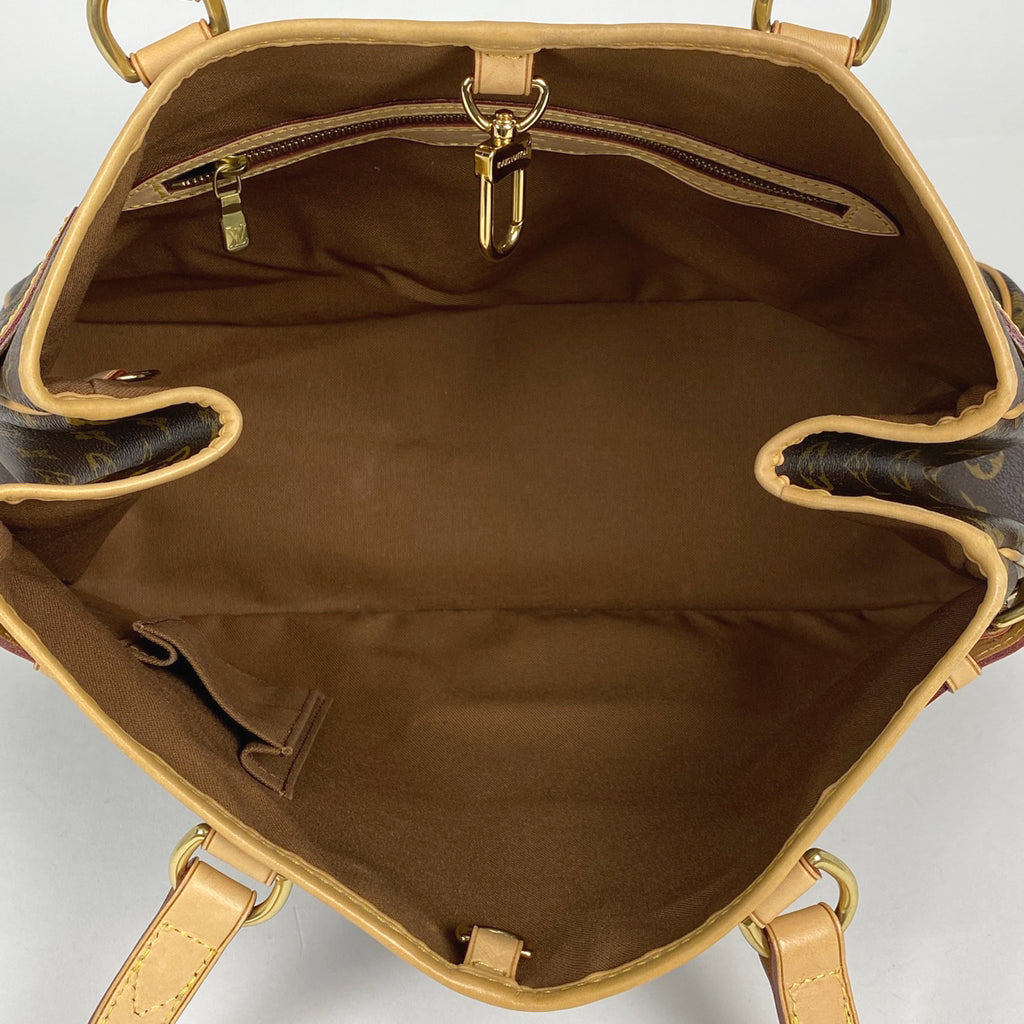 ルイ・ヴィトン バティニョール オリゾンタル ショルダーバッグ トートバッグ モノグラム ブラウン M51154 レディース 【中古】brbag