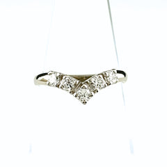 メレダイヤ デザインリング プラチナ 指輪 リング 12.5号 Pt850 ダイヤモンド レディース ノンブランドジュエリー 【中古】nbjwl