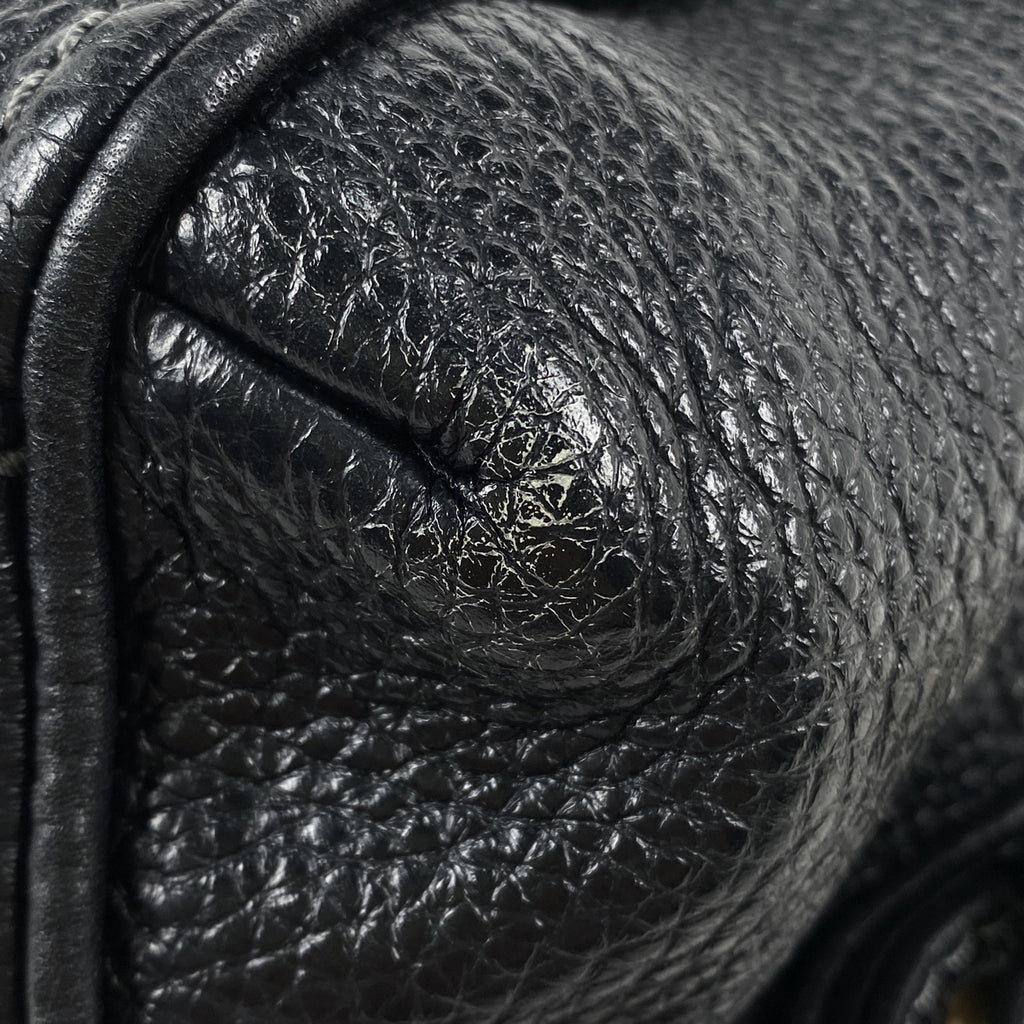 クロエ パディントン ハンドバッグ 手提げ 肩掛け ハンドバッグ レザー ブラック レディース 【中古】brbag