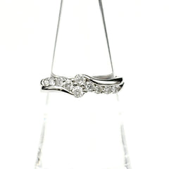 メレダイヤ デザインリング プラチナ 指輪 リング 13号 Pt900 ダイヤモンド レディース ノンブランドジュエリー 【中古】nbjwl