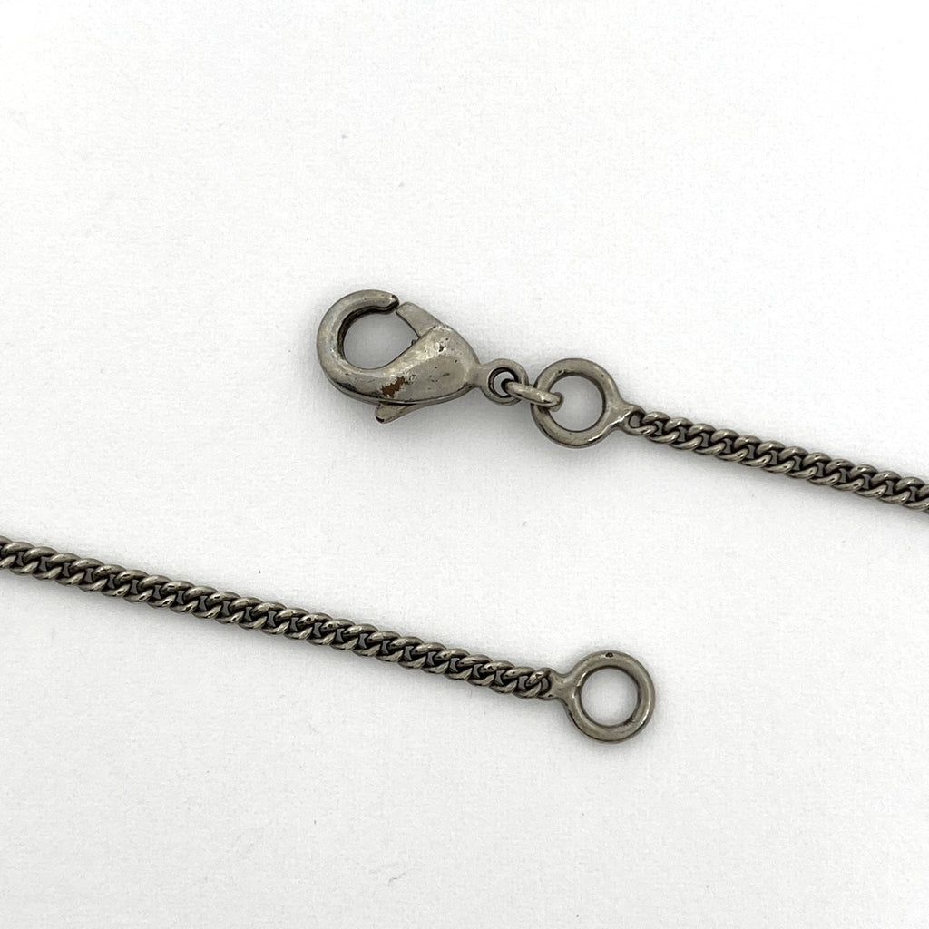 シャネル ココマーク ラインストーン ネックレス ペンダント ネックレス シルバーメッキ シルバー レディース 【中古】bracc