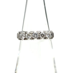 メレダイヤ デザインリング プラチナ 指輪 リング 11.5号 Pt900 ダイヤモンド レディース 【中古】nbjwl