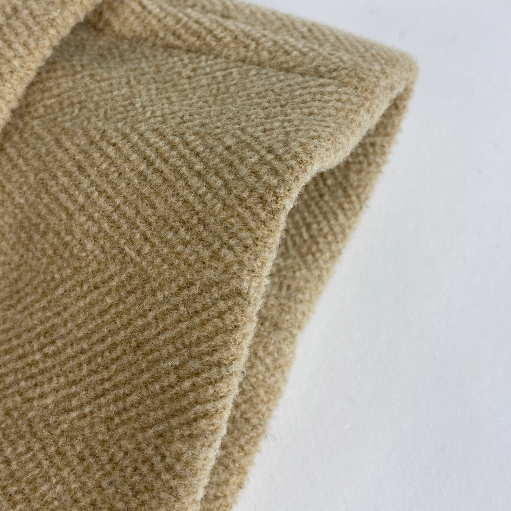 バーバリー フーディ ダッフルコート トグルボタン アウター ダッフルコート 毛 ナイロン ベージュ レディース 【中古】brapp