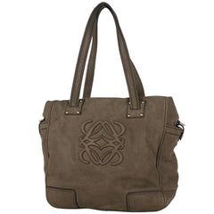 ロエベ アナグラム トートバッグ ショルダーバッグ トートバッグ レザー ブラウン レディース 【中古】brbag