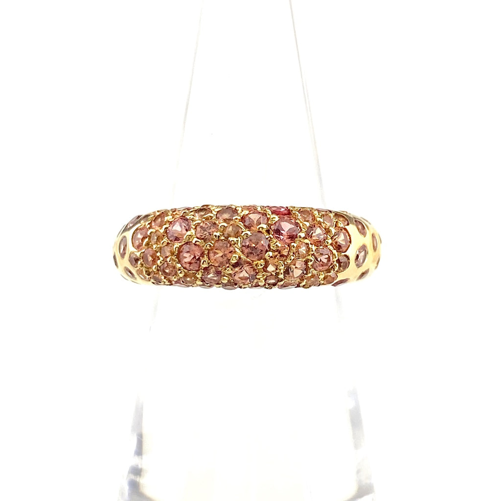 ショーメ アノーキャビア リング YG イエローゴールド 指輪 リング 9.5号 750 サファイア レディース 【中古】brjwl