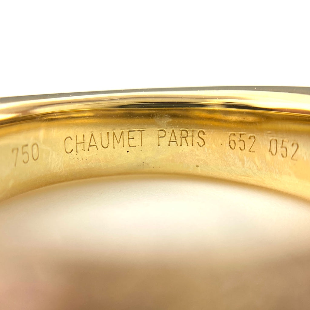 ショーメ アノーキャビア リング YG イエローゴールド 指輪 リング 9.5号 750 サファイア レディース 【中古】brjwl