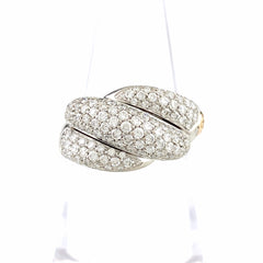 ダミアーニ ゴミトロ リング 指輪 メレダイヤ リング 12.5号 750 ダイヤモンド レディース 【中古】brjwl