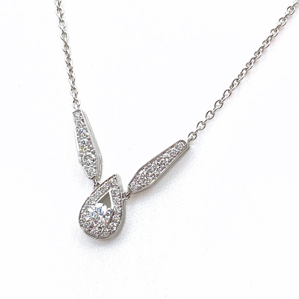 ショーメ ジョセフィーヌ ネックレス ペンダント メレダイヤ ネックレス 750 ダイヤモンド レディース 【中古】brjwl