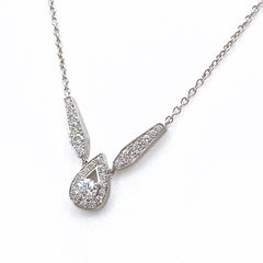 ショーメ ジョセフィーヌ ネックレス ペンダント メレダイヤ ネックレス 750 ダイヤモンド レディース 【中古】brjwl