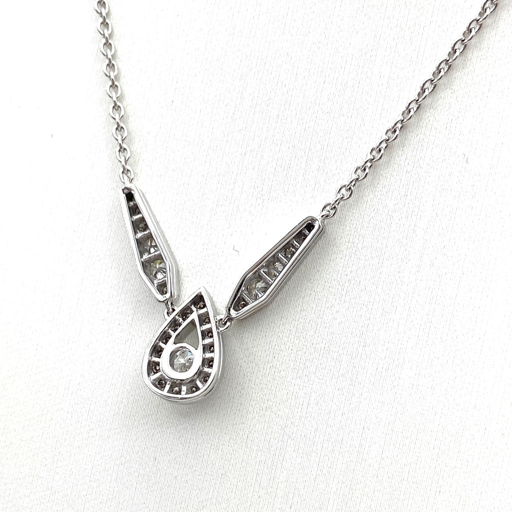 ショーメ ジョセフィーヌ ネックレス ペンダント メレダイヤ ネックレス 750 ダイヤモンド レディース 【中古】brjwl