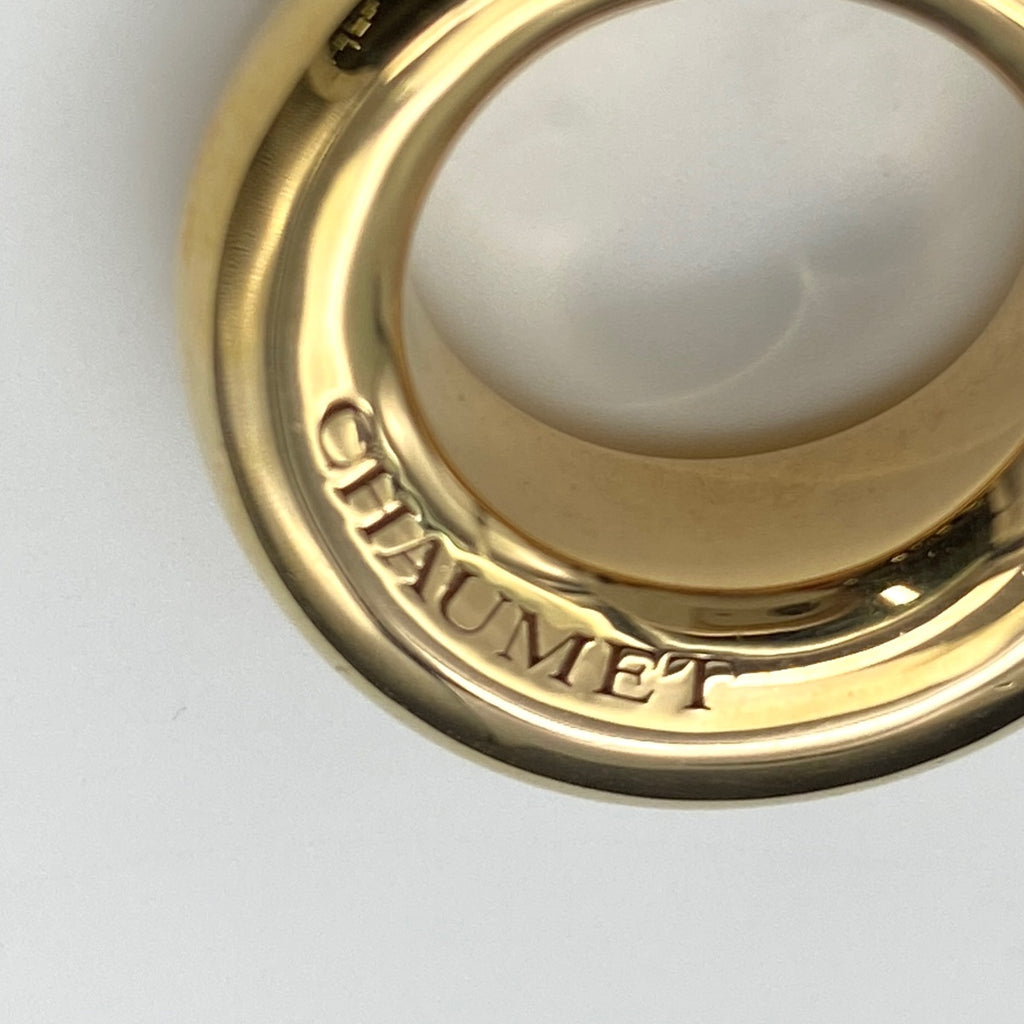 ショーメ アノーコード ネックレス YG イエローゴールド ペンダント メレダイヤ ネックレス 750 ダイヤモンド レディース 【中古】brjwl