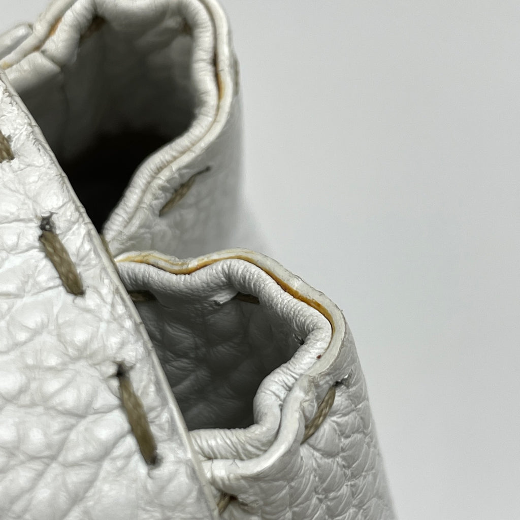 フェンディ セレリア ミニリンダ ハンドバッグ ステッチ 手提げ ハンドバッグ レザー ホワイト 8BR486 レディース 【中古】brbag