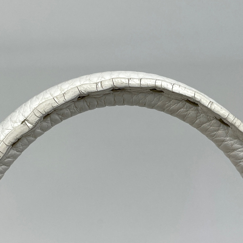 フェンディ セレリア ミニリンダ ハンドバッグ ステッチ 手提げ ハンドバッグ レザー ホワイト 8BR486 レディース 【中古】brbag