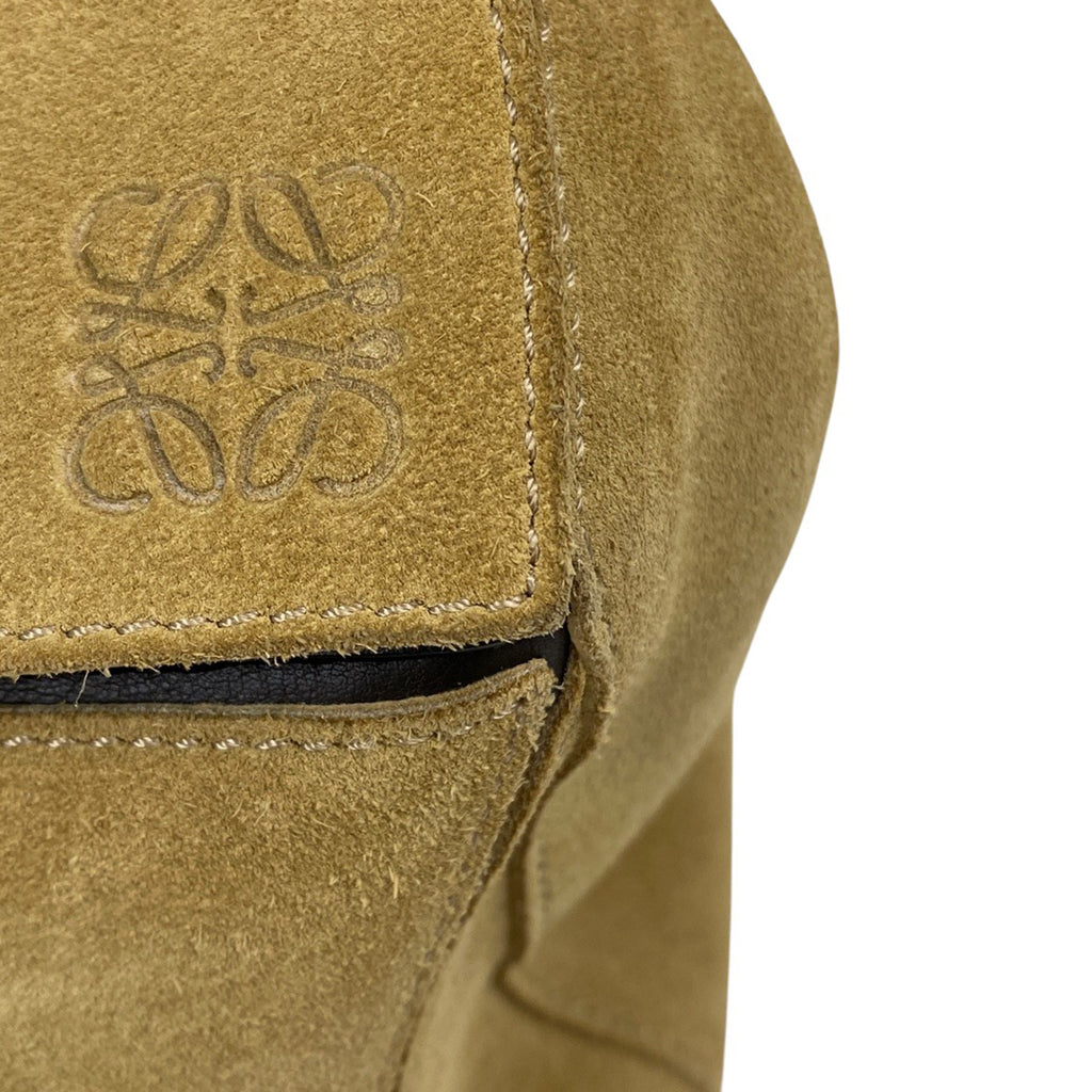 ロエベ パズルバッグ アナグラム 2WAY ショルダーバッグ ハンドバッグ スエード ベージュ ブラウン レディース 【中古】brbag