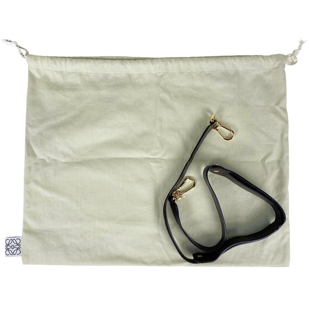 ロエベ パズルバッグ アナグラム 2WAY ショルダーバッグ ハンドバッグ スエード ベージュ ブラウン レディース 【中古】brbag