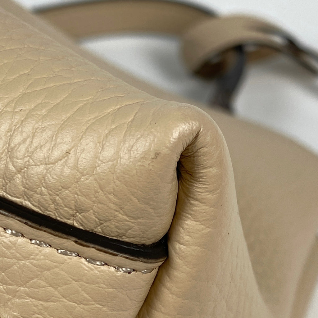 トッズ Tタイムレス マイクロ ハンドバッグ ハンドバッグ レザー ベージュ レディース 【中古】brbag