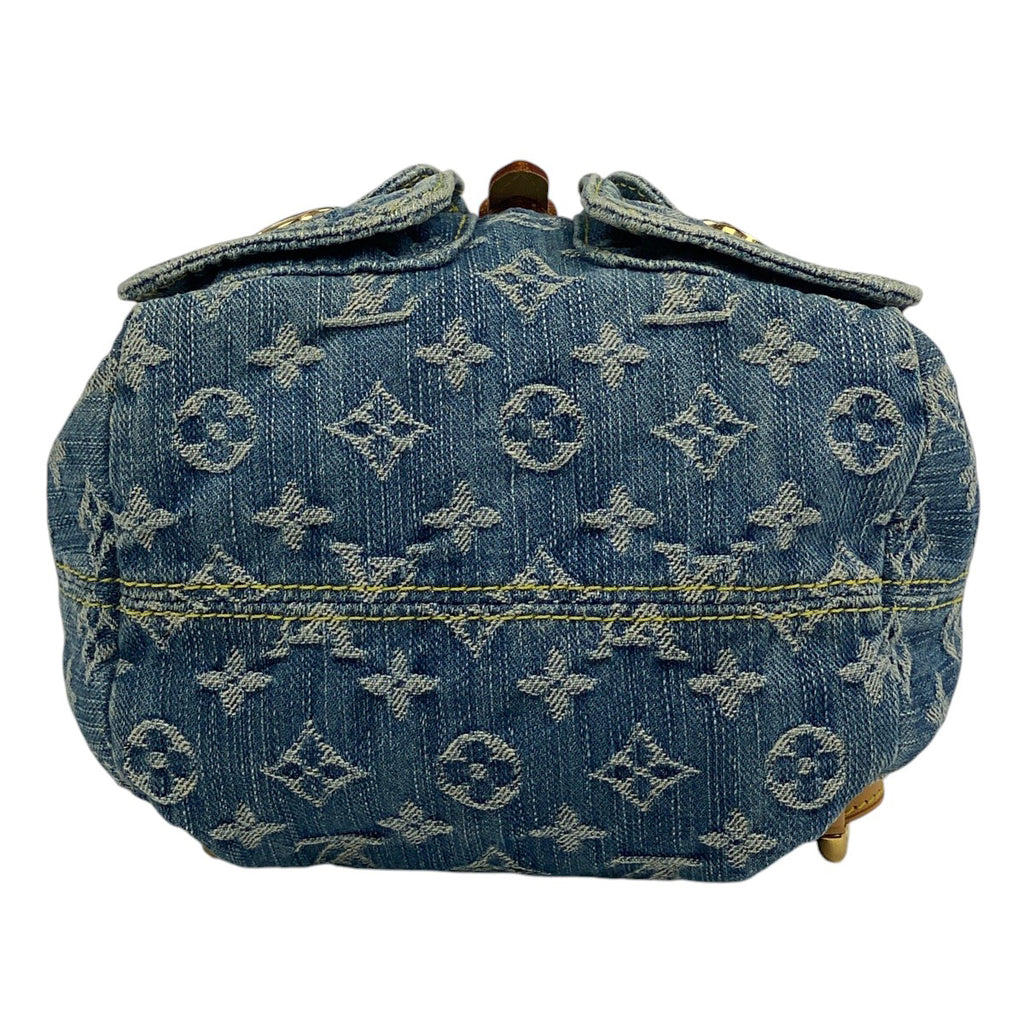 ルイ・ヴィトン サック アド PM バッグパック リュック モノグラムデニム ブルー M95057 レディース 【中古】brbag