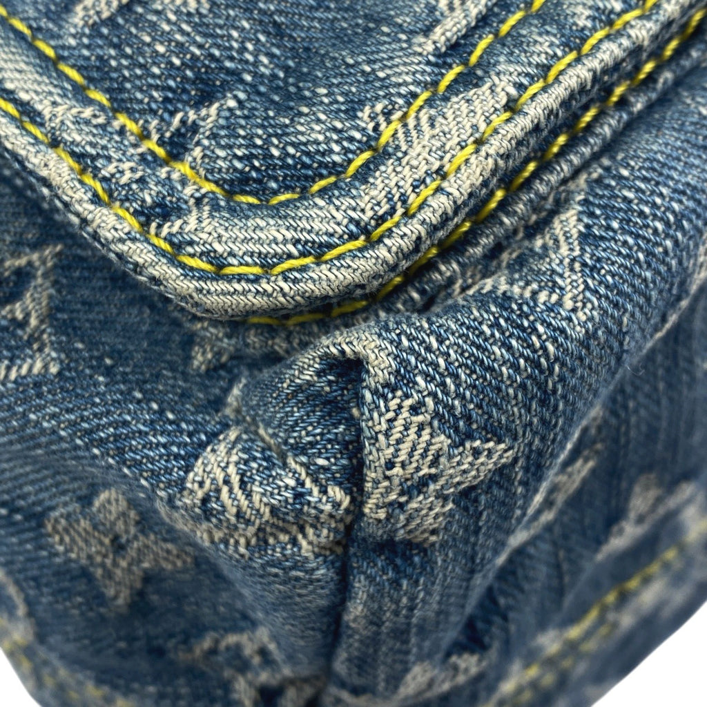 ルイ・ヴィトン サック アド PM バッグパック リュック モノグラムデニム ブルー M95057 レディース 【中古】brbag