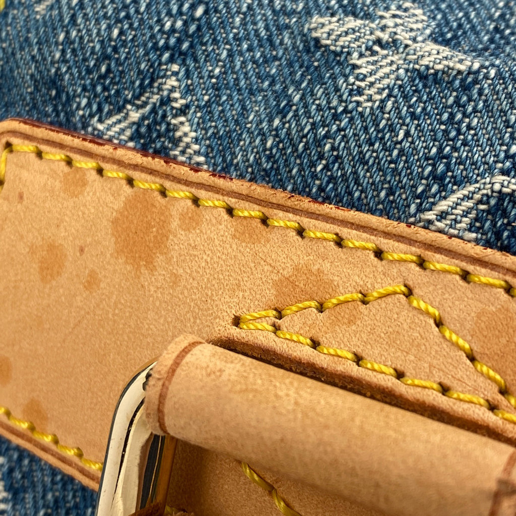 ルイ・ヴィトン サック アド PM バッグパック リュック モノグラムデニム ブルー M95057 レディース 【中古】brbag